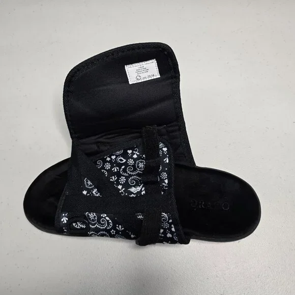 DRACO Slides Mens Shoes Size 12, 12.5, 13, 13.5 Black Sandals Bandana + Bag NEW - Picture 14 of 16